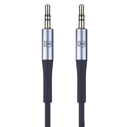 3,5 mm lydkabel - 3,5 mm 3MK, 1 m, svart