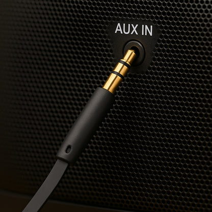 Audio Kabel 3.5mm - 3.5mm Fast, 1m, Svart