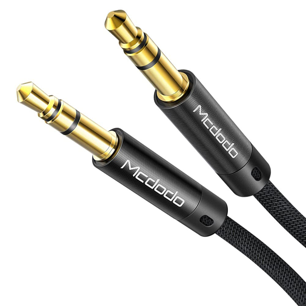 Audio Kabel 3.5mm - 3.5mm McDodo CA-6640, 1.2m, Svart