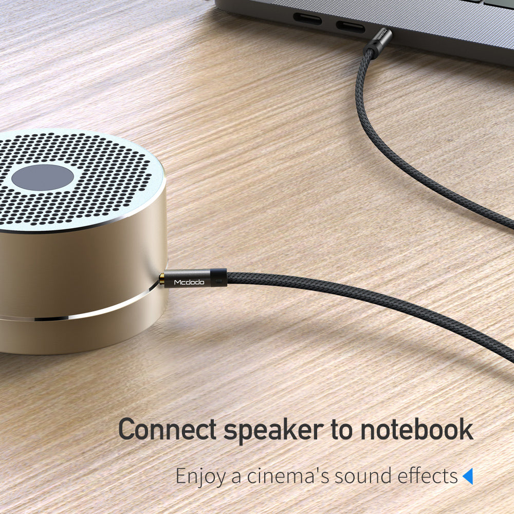 Audio Kabel 3.5mm - 3.5mm McDodo CA-6640, 1.2m, Svart