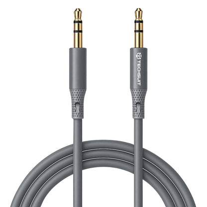 Audio Kabel 3.5mm - 3.5mm Techsuit AC3 SoundFlex, 1m, Grå