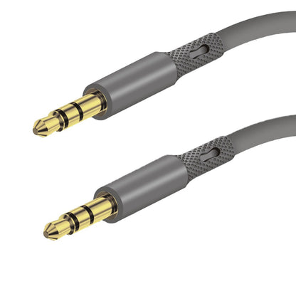 Audio Kabel 3.5mm - 3.5mm Techsuit AC3 SoundFlex, 1m, Grå