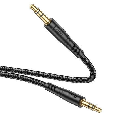 Audio Kabel 3.5mm - 3.5mm HOCO UPA24, 1m, Svart