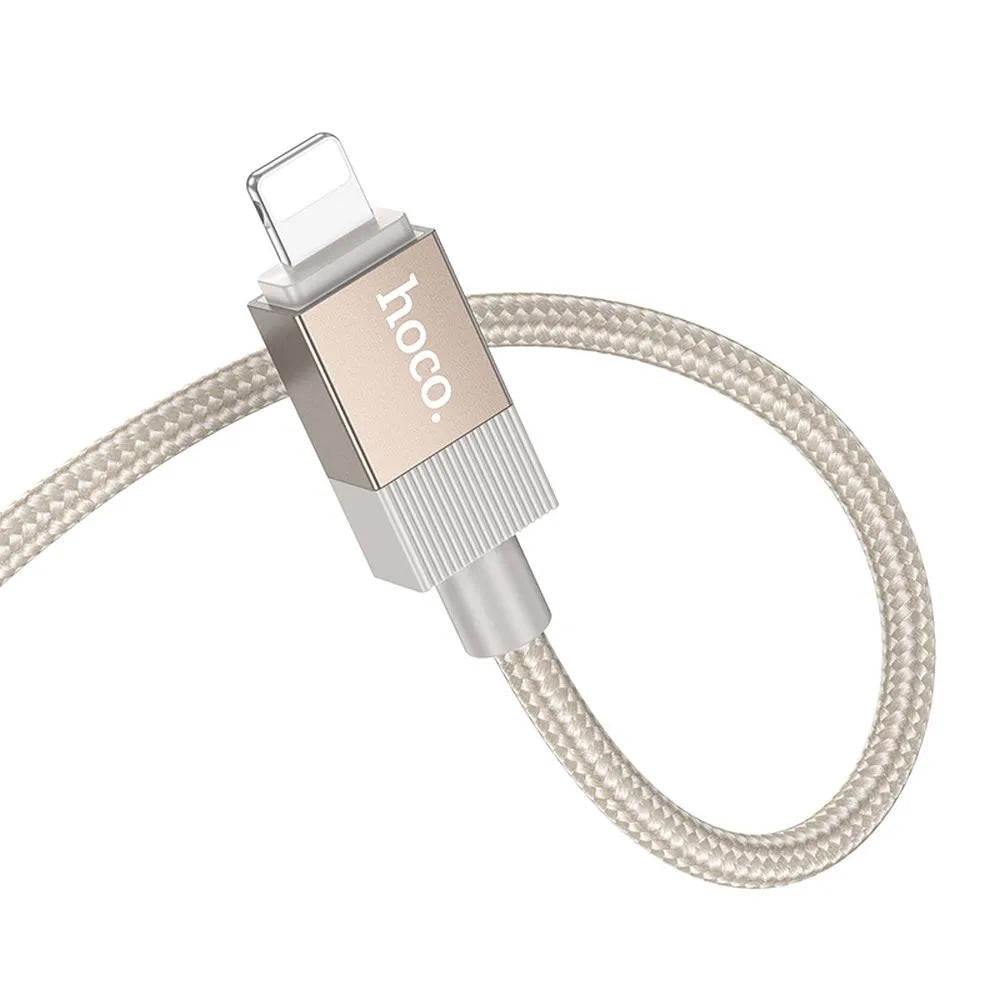 Lyd Kabel Lightning - 3.5mm HOCO UPA32A, 1m, Gull