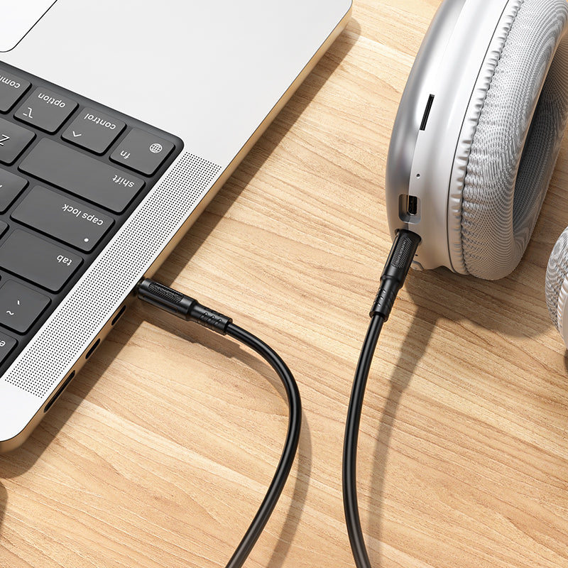 Audio Kabel 3.5mm - 3.5mm Borofone BL25 Nice, 1m, Svart