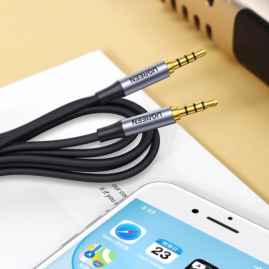 Audio Kabel 3.5mm - 3.5mm UGREEN AV183, 3m, Svart