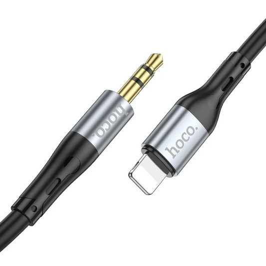 Lyd Kabel Lightning - 3.5mm HOCO UPA22, 1m, Svart