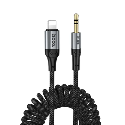 Lyd kabel Lightning - 3.5mm HOCO UPA33A, 1.5m, Svart