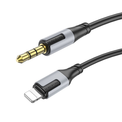 Lyd Kabel Lightning - 3.5mm Borofone BL19 Creator, 1m, Svart