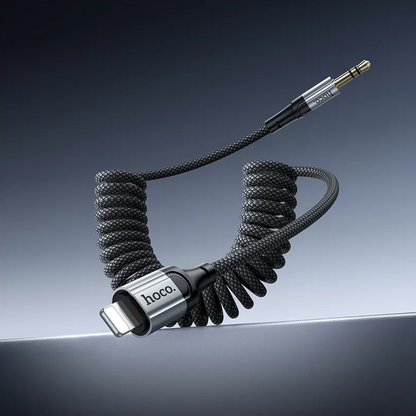 Lyd kabel Lightning - 3.5mm HOCO UPA33A, 1.5m, Svart