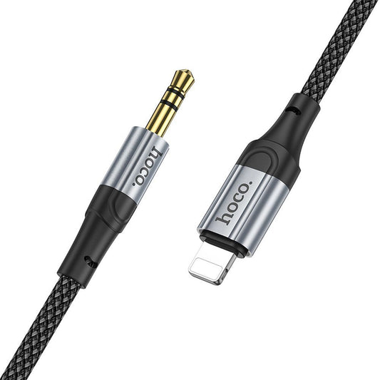 Lyd Kabel Lightning - 3.5mm HOCO UPA26, 1m, Svart
