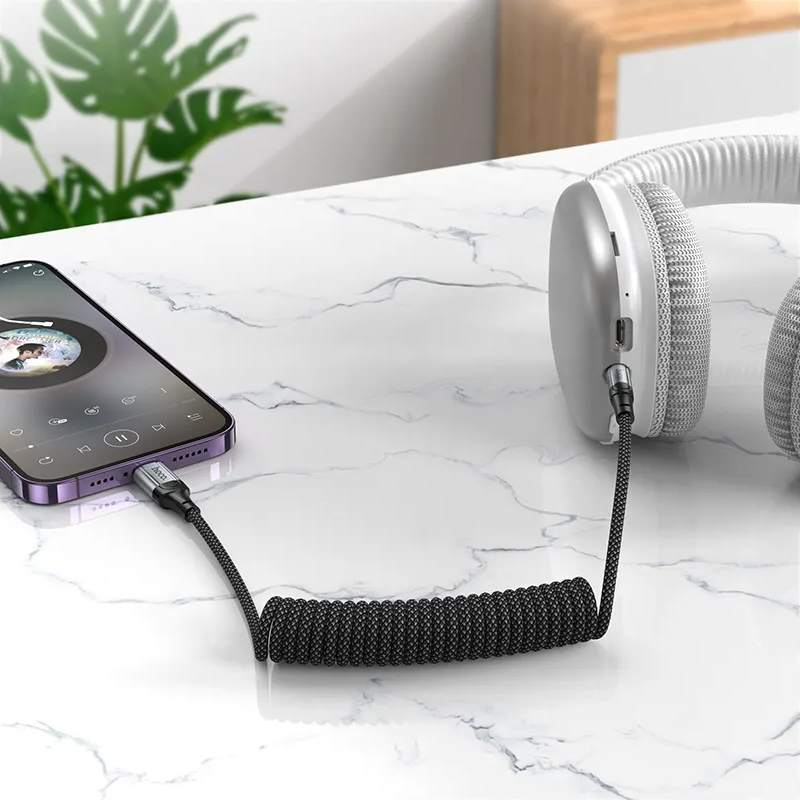 Lyd kabel Lightning - 3.5mm HOCO UPA33A, 1.5m, Svart