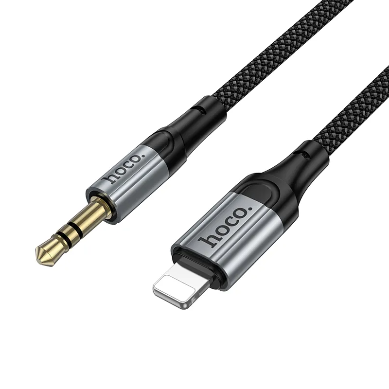 Lyd kabel Lightning - 3.5mm HOCO UPA33A, 1.5m, Svart