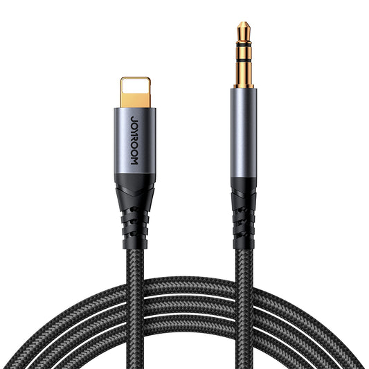 Lyd kabel Lightning - 3.5mm Joyroom SY-A06, 1.2m, Svart