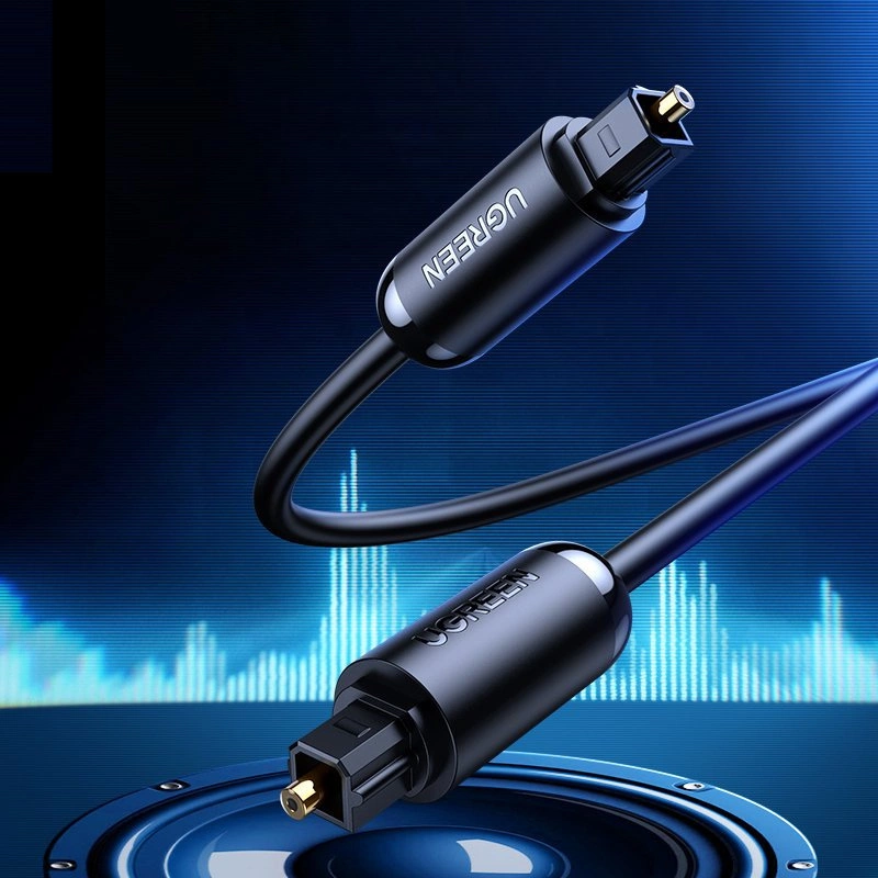 UGREEN AV122 Optisk Lydkabel, Toslink / SPDIF, 1.5m, Svart