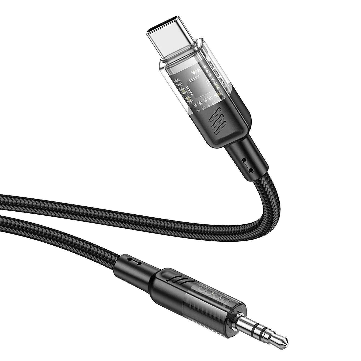 USB-C til 3,5 mm lydkabel HOCO UPA27, 1,2 m, Svart