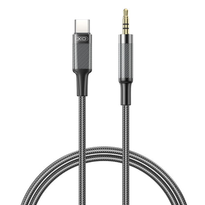 Audio Kabel USB-C - 3.5mm XO Design NB-R279B, 1m, Svart