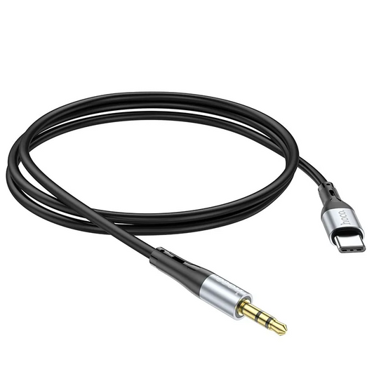 USB-C til 3,5 mm lydkabel HOCO UPA22, 1 m, Svart