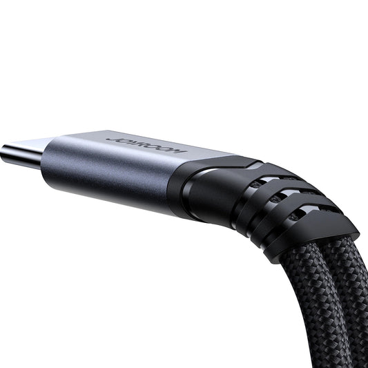 USB-C til 3,5 mm / USB-C Joyroom SY-C02 lydkabel, 0,14 m, Svart