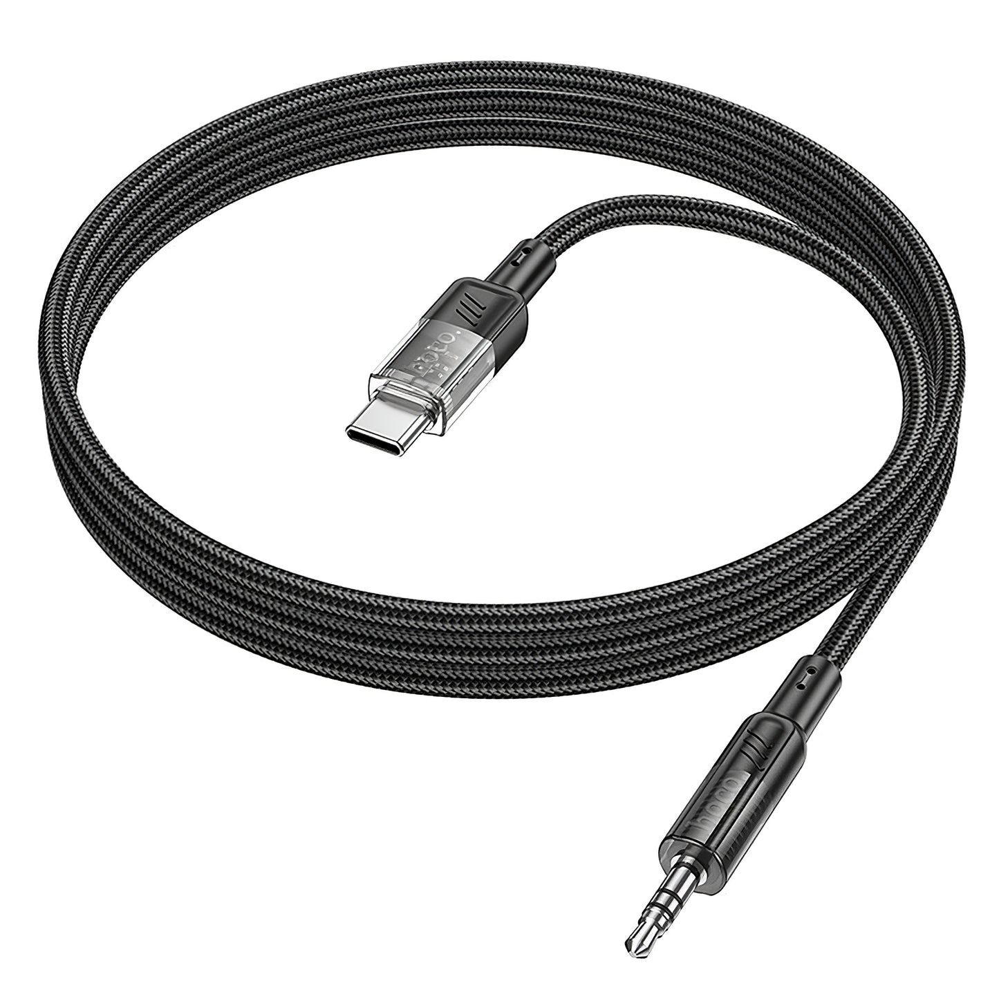 USB-C til 3,5 mm lydkabel HOCO UPA27, 1,2 m, Svart