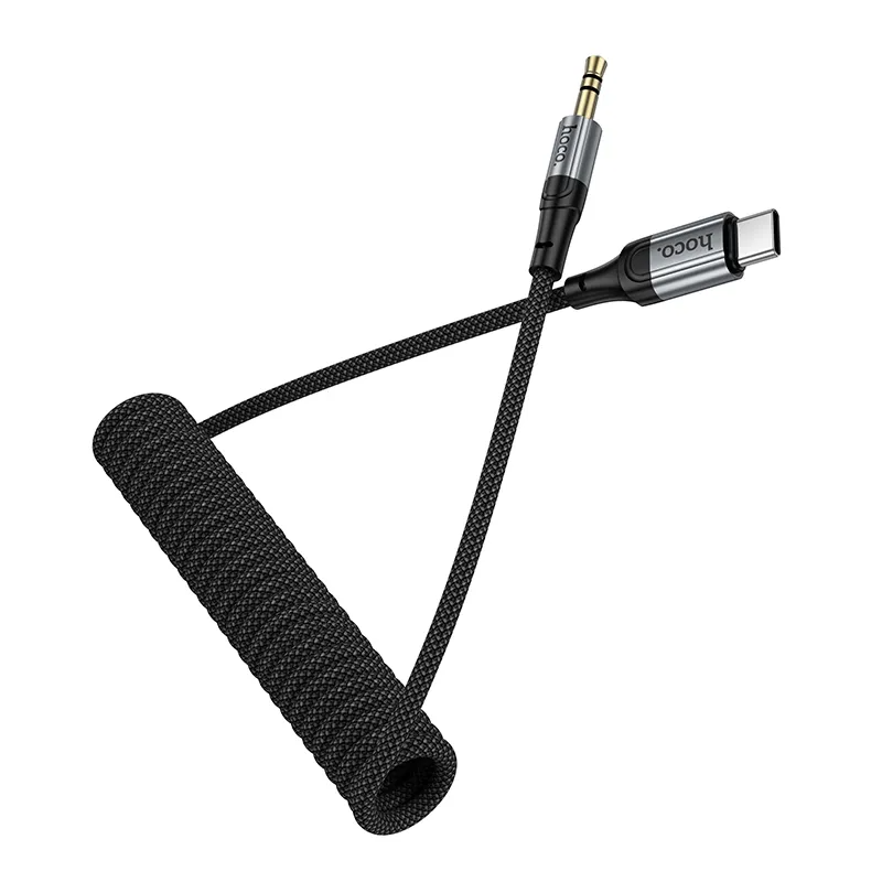 USB-C til 3.5mm lydkabel HOCO UPA33B, 1.5m, Svart
