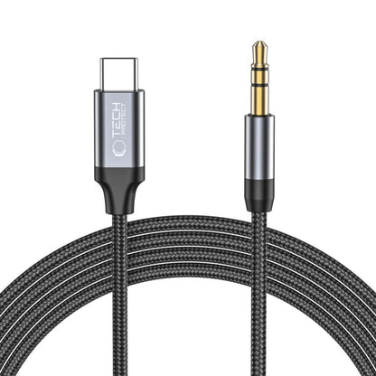 Audio Kabel USB-C - 3.5mm Tech-Protect Ultraboost, 1m, Svart