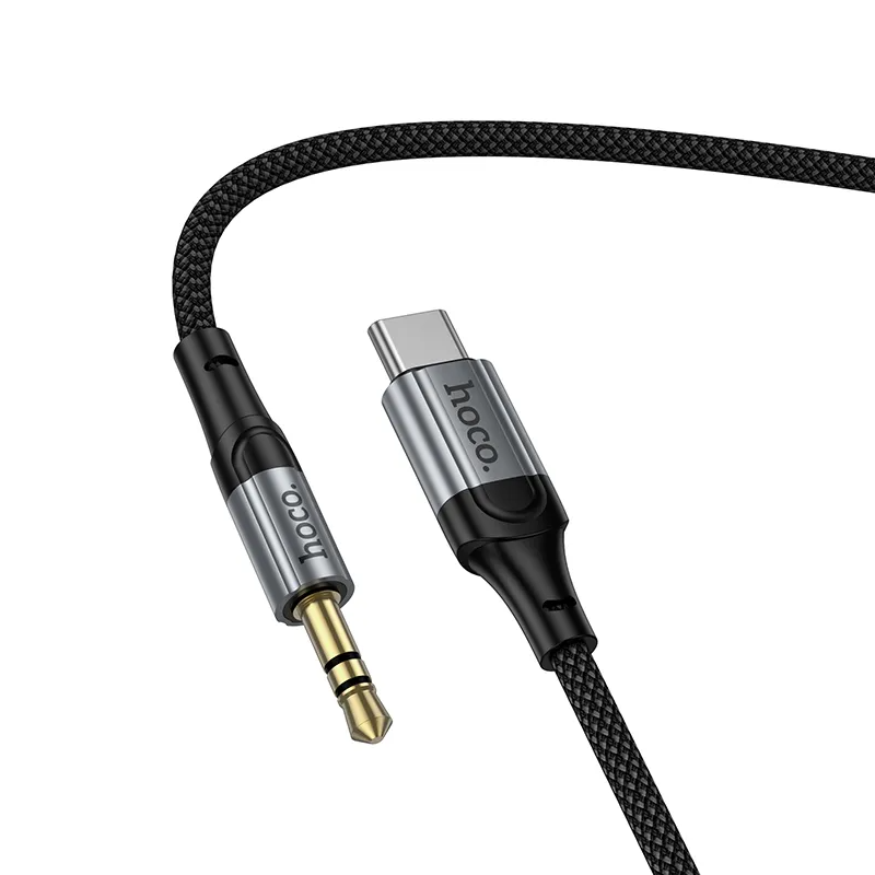 USB-C til 3.5mm lydkabel HOCO UPA33B, 1.5m, Svart