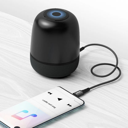 Audio-kabel USB-C - 3.5mm Acefast C1-08, 1.2m, Svart