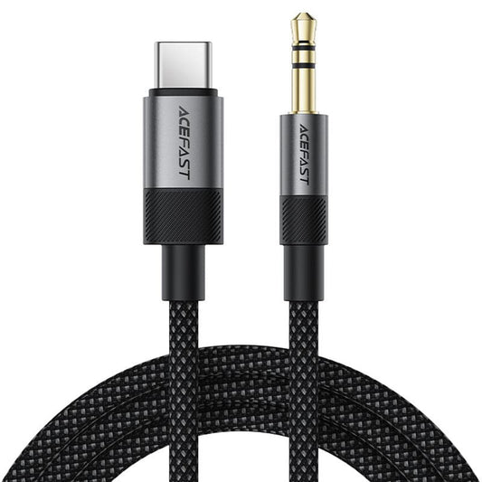Audio Kabel USB-C - 3.5mm Acefast J11, 1m, Svart
