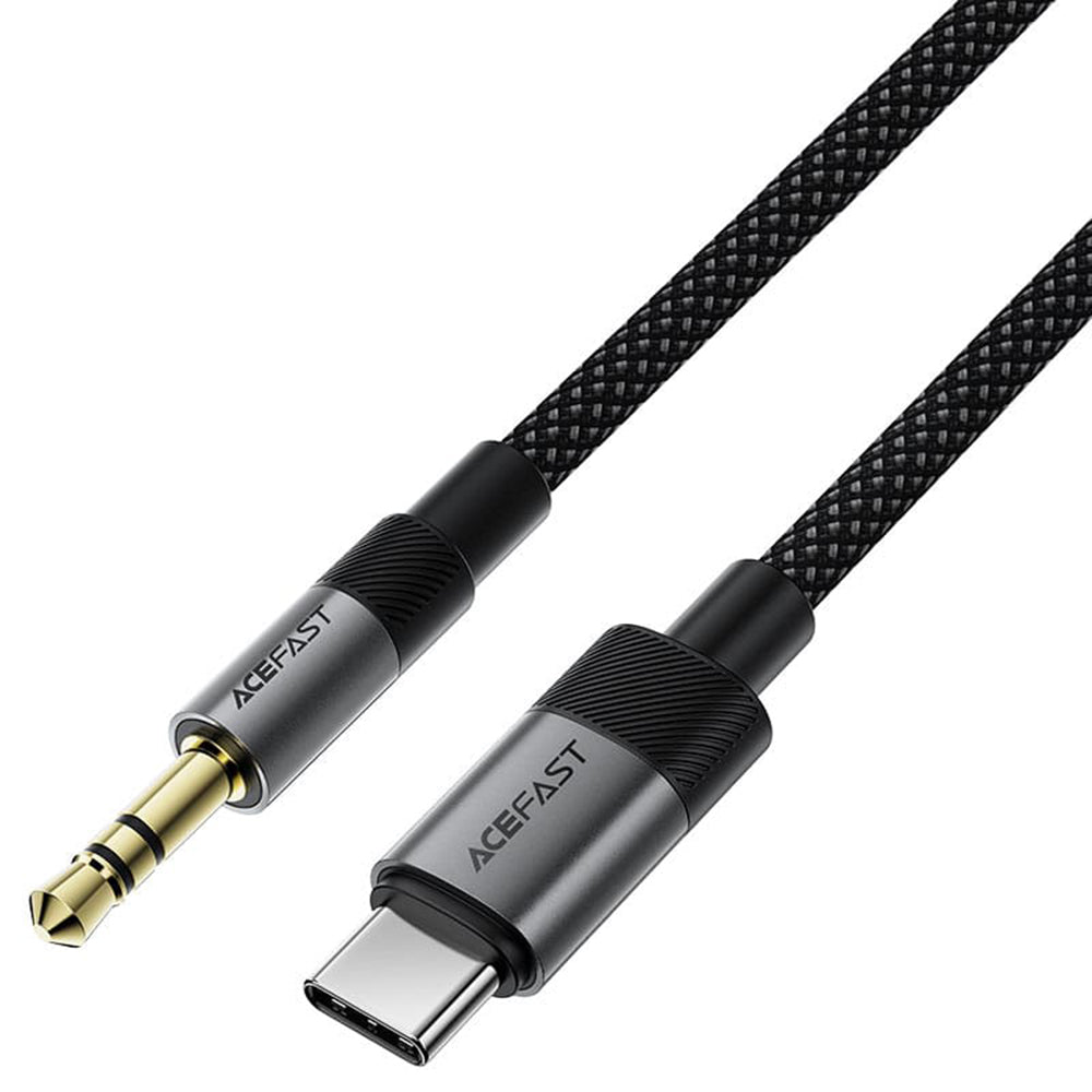 Audio Kabel USB-C - 3.5mm Acefast J11, 1m, Svart