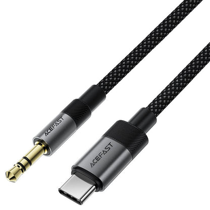 Audio Kabel USB-C - 3.5mm Acefast J11, 1m, Svart