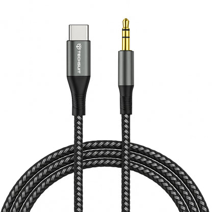 Audio Kabel USB-C - 3.5mm Techsuit AC16 NexaSound, 1m, Grå