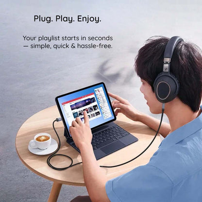 Audio Kabel USB-C - 3.5mm Techsuit AC16 NexaSound, 1m, Grå