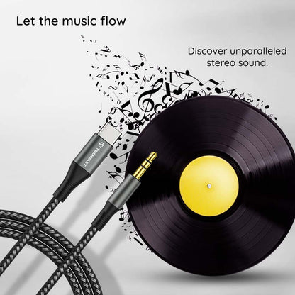 Audio Kabel USB-C - 3.5mm Techsuit AC16 NexaSound, 1m, Grå