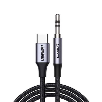 USB-C lydkabel - 3,5 mm UGREEN CM450 (20192), 1 m, grå