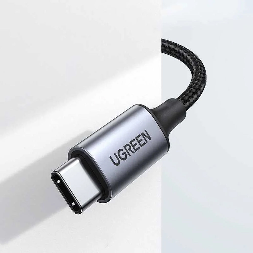 USB-C lydkabel - 3,5 mm UGREEN CM450 (20192), 1 m, grå