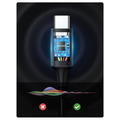 USB-C lydkabel - 3,5 mm UGREEN CM450 (20192), 1 m, grå