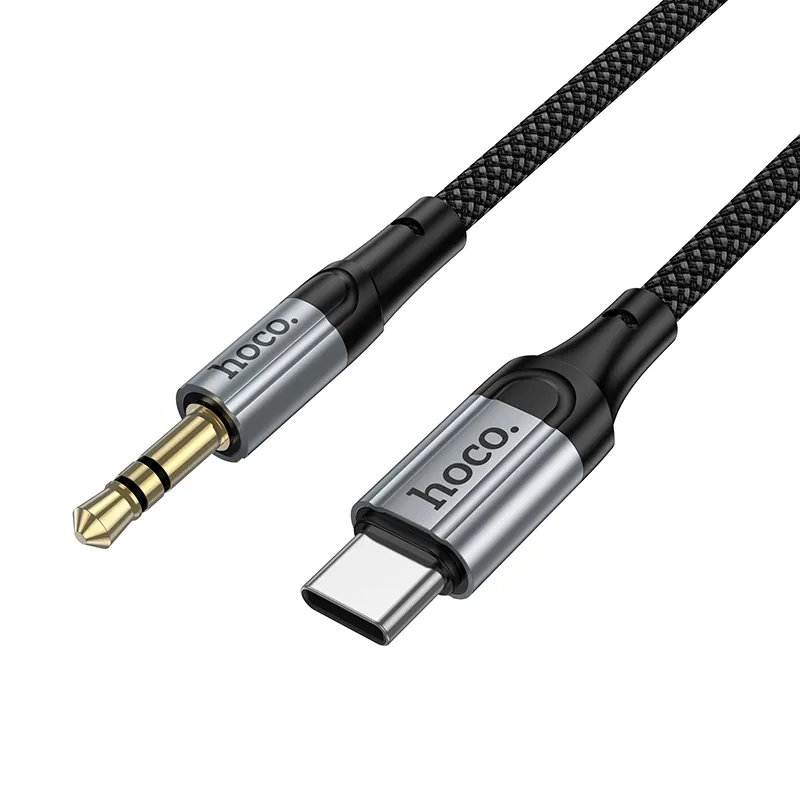 USB-C til 3.5mm lydkabel HOCO UPA33B, 1.5m, Svart
