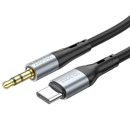 USB-C til 3,5 mm lydkabel HOCO UPA22, 1 m, Svart
