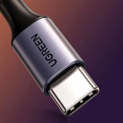Lydkabel USB-C - 3,5 mm UGREEN AV143, 1 m, grå 