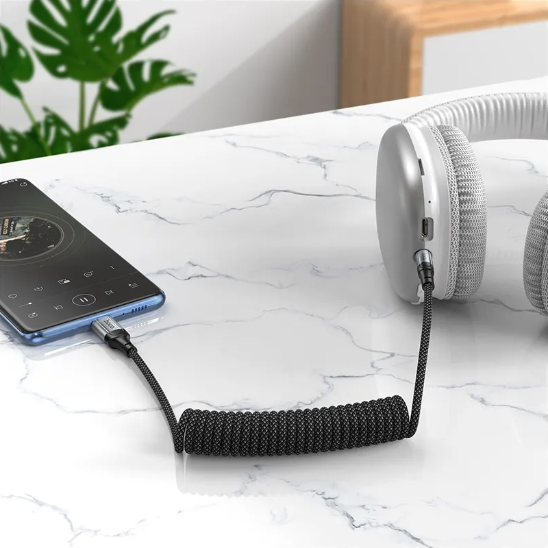 USB-C til 3.5mm lydkabel HOCO UPA33B, 1.5m, Svart