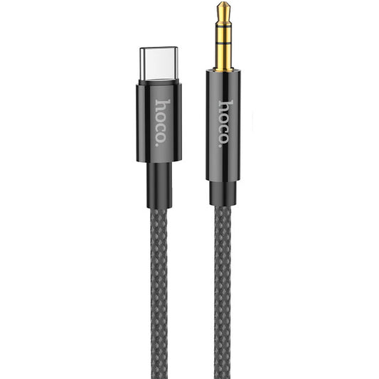 Audio Kabel USB-C - 3.5mm HOCO UPA19, 1m, Svart