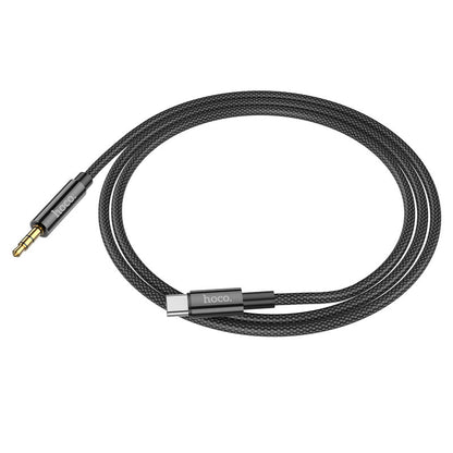 Audio Kabel USB-C - 3.5mm HOCO UPA19, 1m, Svart