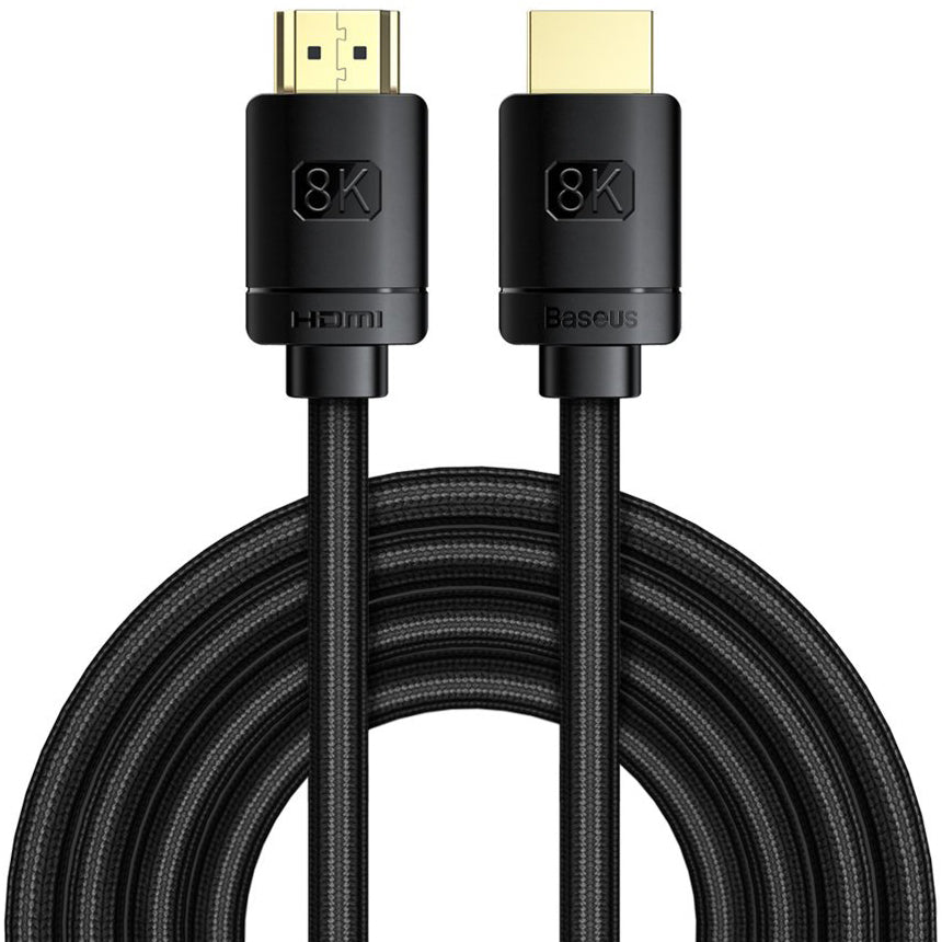 Baseus High Definition Series videokabel, HDMI - HDMI, 8K, 3m, Svart CAKGQ-L01