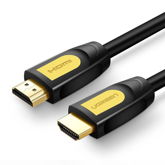 UGREEN HD101 videokabel, HDMI - HDMI, 4K, 2m, Svart Gul