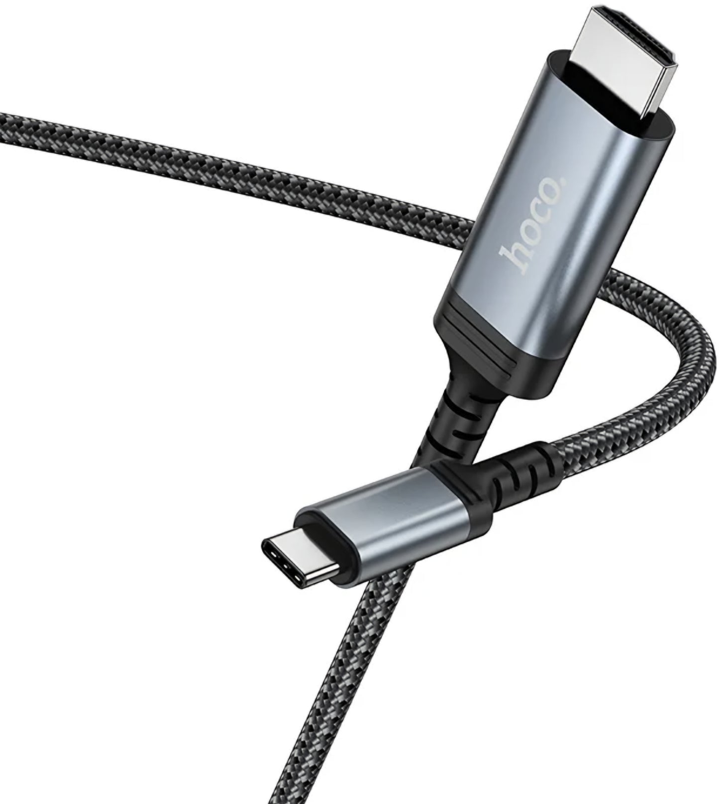 USB-C til HDMI lyd- og videokabel HOCO UA43, 1.8m, Grå
