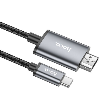 USB-C til HDMI lyd- og videokabel HOCO UA27, 2m, Grå