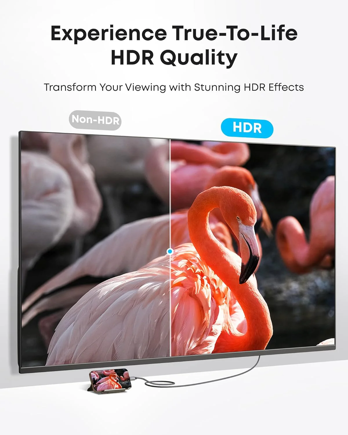 Audio- og videokabel USB-C - HDMI Anker Nano, 1.8m, Grå A87E0H12