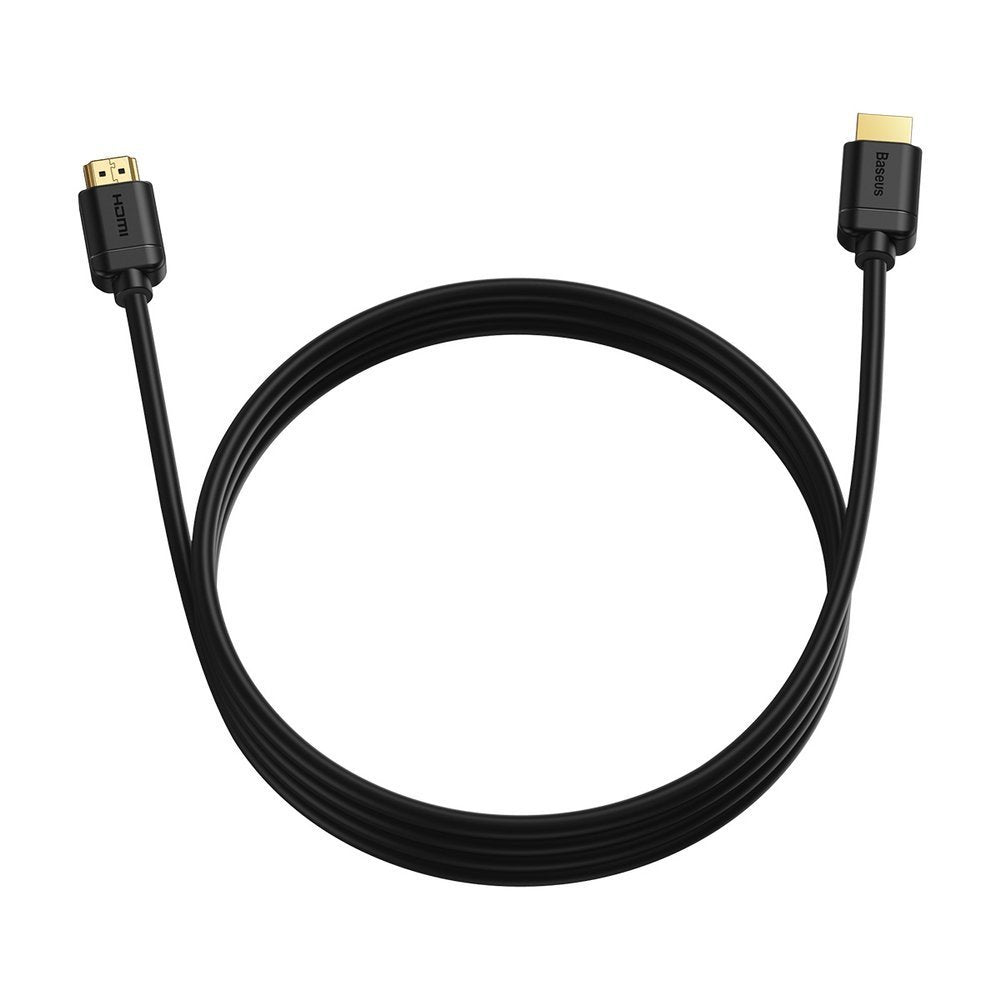 Baseus High Definition videokabel, HDMI - HDMI, 4K, 3m, Svart CAKGQ-C01