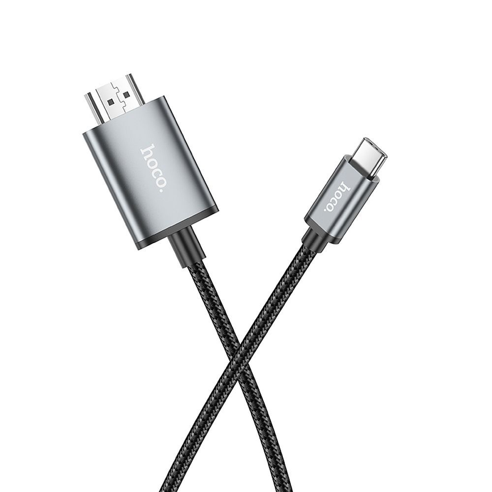 USB-C til HDMI lyd- og videokabel HOCO UA27, 2m, Grå